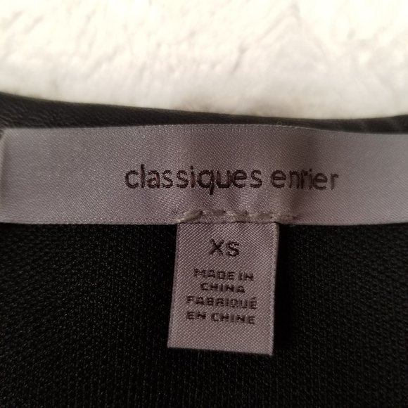 Classiques Entier Leather Trim Knit Cardigan XS - Picture 2 of 10